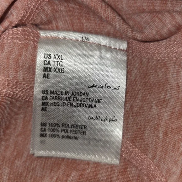 Ideology Mauve Heather V Neck Short Sleeve Tee (TS43) - Picture 6 of 9